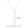 thumbnail image 3 of ADORNIA “Réveil” Y-Collier (Or), 3 of 4