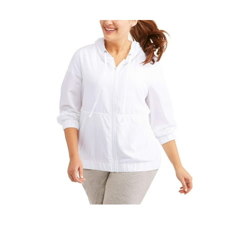 Women's Plus Laser Cut Hoodie Jac