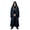 #311-Navy, variant on Ceisia Men Halloween Medieval Dark Wizard Priest Hooded Long Robe Cosplay Outfit For Theme Party Performance Black XL Gift