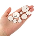 thumbnail image 4 of 10mm Steel Disc, 6Pcs Metal Stamping Blanks Tags Circle Round Metal Plate Strike Stainless Steel for Laser Engraving Stamping Craft Name Tag, Silvery, 4 of 7