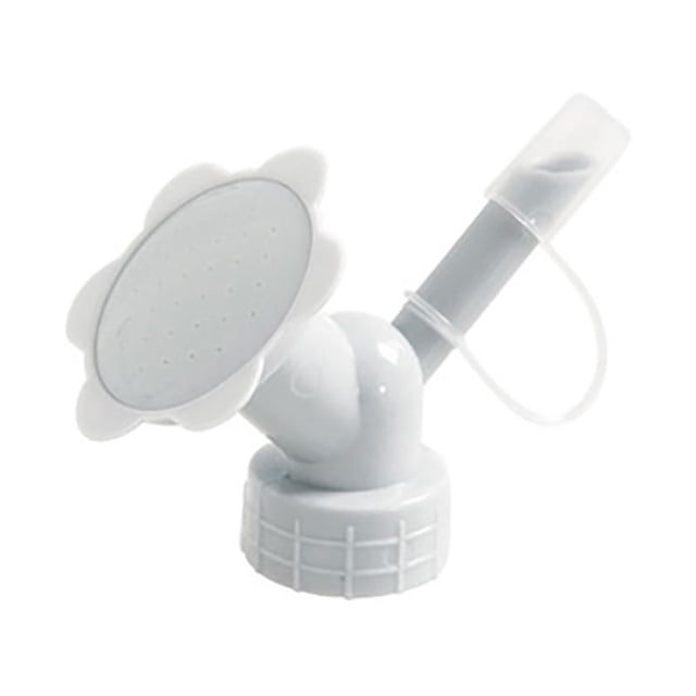 Aspersor de tapa de botella de doble cabeza, boquilla de riego de botella, regadera de bonsái para plántulas de interior y verduras gris Sailing Electrónica