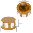 thumbnail image 2 of CNC Bouchon de Réservoir d'Expansion pour Ducati Panigale 899 959 1199 1299 V2 V4 R - Gold, 2 of 9