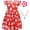 A, variant on Girls Princess Red Leaf Dress,Birthday Outfit Party Cosplay Costume