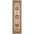 thumbnail image 3 of SAFAVIEH Lyndhurst Miranda Traditional Bordered Runner Rug, Ivory/Red, 2'3" x 10', 3 of 8