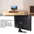 thumbnail image 4 of Digital TV, US Plug 110-240V 21.5 Inch Portable LED Digital TV USB Interface Dual Tuner HD 1080P PVR Function Antenna Interface  for Home, 4 of 7