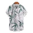 thumbnail image 3 of ZZwxWA Hawaiian Button Down Shirts for Men Short Sleeve Tropical Print Tops Casual Loose Summer Beach Holiday Basic Tees 2025 Online Shopping, 3 of 5