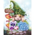 thumbnail image 2 of Sheena Pike Art 15x18 White Modern Wood Framed Museum Art Print Titled - Flowers 4 Sale - Garden Whimzies, 2 of 4