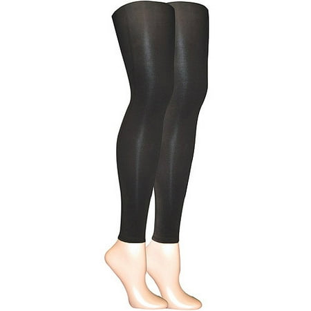 Womens Microfiber Footless Tights