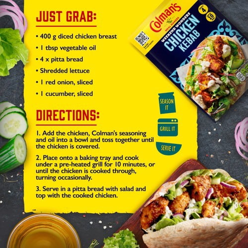 Chicken Kebab BNI DPS 30g, British Import (Pack of 2)