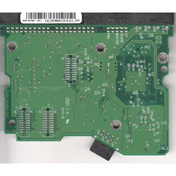 WD400BB-00CAA0, 0000-001092-100 J, WD IDE 3.5 PCB