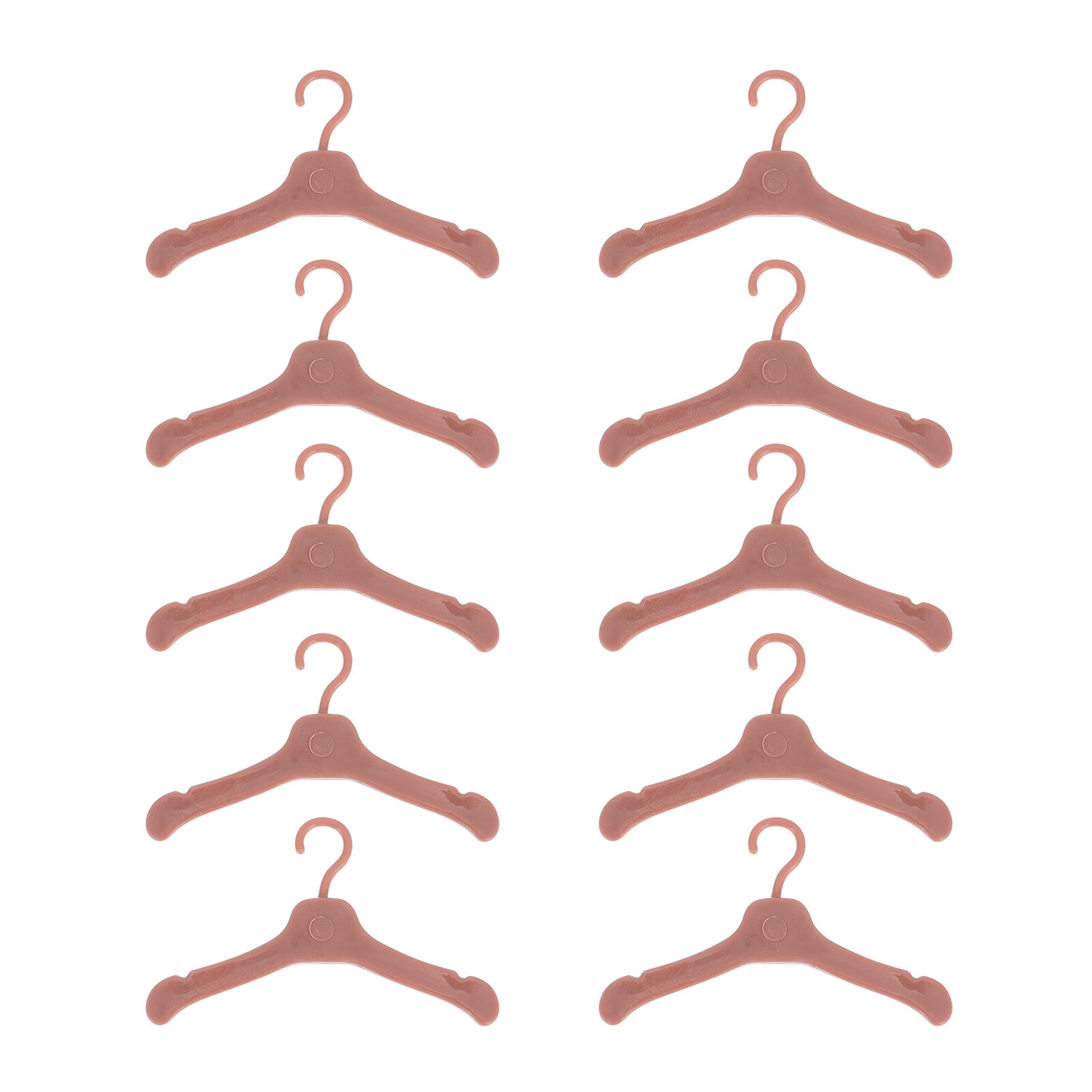 50pcs Doll Clothes Hanger Plastic Doll Clothes Hanger Doll Outfits Racks