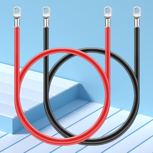 Cable de conexión de energía Solar cable de cobre de 5AWG M8 M10 para inversor Solar de coche