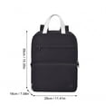 thumbnail image 3 of Lightweight Backpack for Travel Unisex Water Resistant Bag for Student Commuter College High School Travel 15X11X7 in Navy, 3 of 5