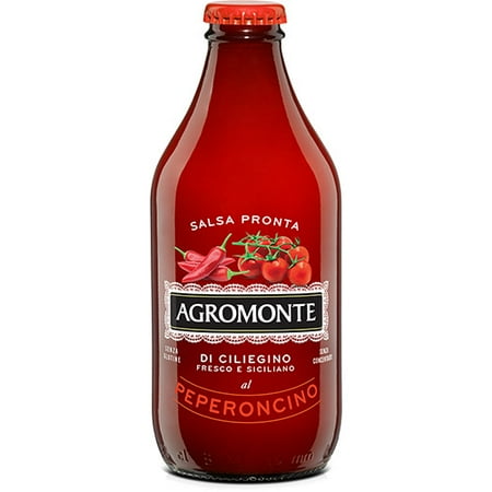 Ready Pasta Sauce Cherry Tomato with Hot Red Pepper by Agromonte (330 (Best Ready Made Pasta Sauce Uk)