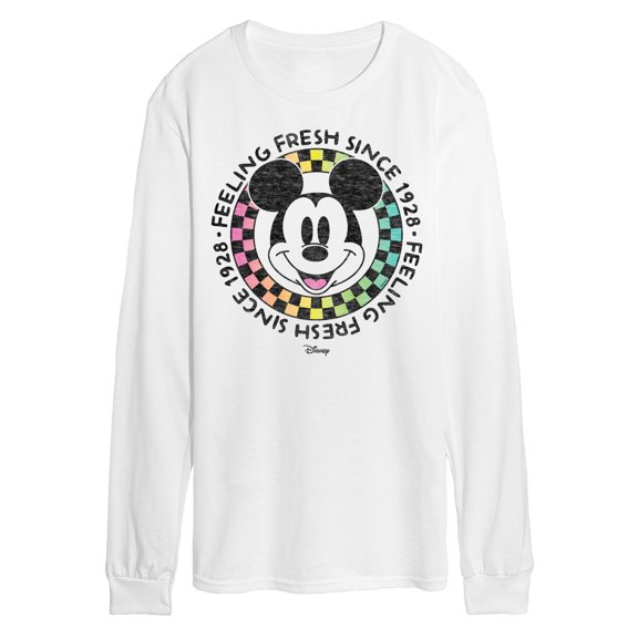 Disney - Mickey & Friends - Mickey Feeling Fresh Since 1928 - Men's Long Sleeve T-Shirt