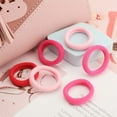 thumbnail image 4 of JIRIS 100 pcs No Break Hair Ties fitting Kit, and limited-time Starter Kit | Gentle for any hair type with no slipping or snagging Color mixing(Red), 4 of 4