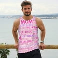 thumbnail image 6 of Logiee Best Mom ever Print Men's Workout Tank Top,Quick Dry Workout Tank Top,Gym Muscle Tee,Fitness Bodybuilding Sleeveless T Shirt-X-Large, 6 of 7