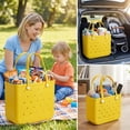 thumbnail image 6 of CALLINOX Women's Waterproof EVA Beach Tote Bag 3-Piece Set,Yellow., 6 of 7