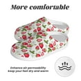 thumbnail image 6 of Lsque Strawberry1 Pattern Womens Comfort Cotton on Scuff With Memory Foam and Anti-skid Sole Slipper-44/45, 6 of 7