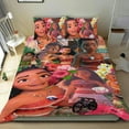thumbnail image 1 of Moana Princesa Conjunto de sábanas temático, trío de piezas, cómodo y amigable con la piel, diseño único, regalo de decoración para el hogar para familiares, amigos y fans,140cm *210cm, 1 of 6