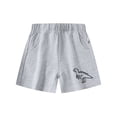 thumbnail image 2 of Boy Shorts Boys Shorts for Toddler and Kids Dinosaur Print Elastic Waist Casual Athletic Play Shorts, 2 of 2