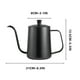 thumbnail image 2 of Hervidor de café de acero inoxidable con cuello de cisne | Boquilla delgada para un vertido preciso y mango resistente al calor, 2 of 2