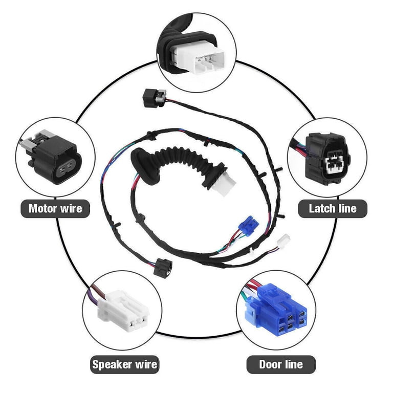 Rear Door Wiring Harness For Dodge Ram (2004-2010) - MOPAR 56051694AA Replacement 1 thumbnail image