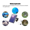 thumbnail image 6 of 6W Solar Pump Fish Tank Oxygenator Aquarium Aerator Air Pump Fishing Aerator with 2 Air Bubble Stones for Garden Fish Tank Pool Pond, 6 of 7