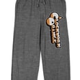 thumbnail image 2 of A Clockwork Orange Logo Men's Graphite Heather Sleep Pajama Pants-Medium, 2 of 7