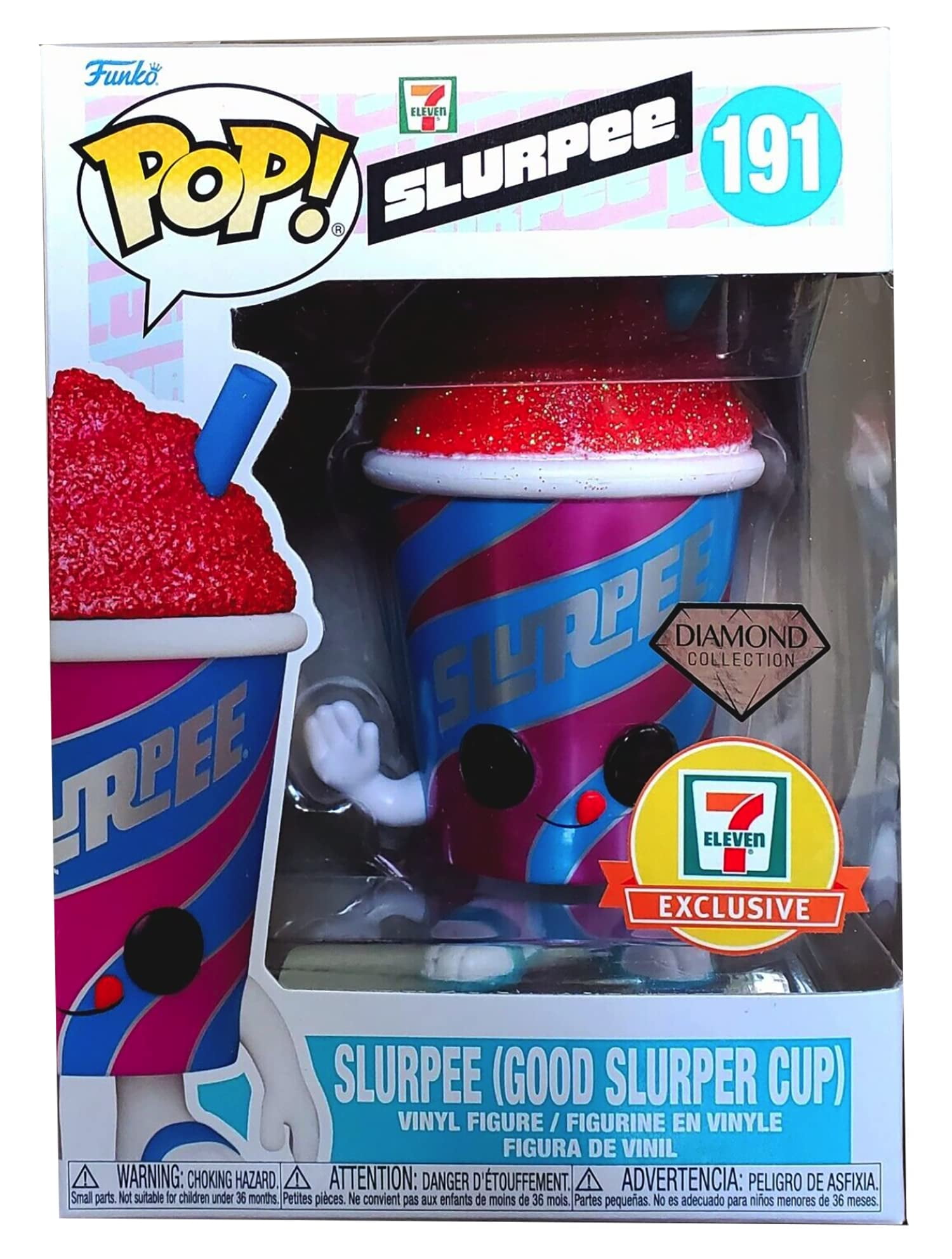 Funko POP! 7-11 - Slurpee (Good Cup) #191 [Diamond Collection] Exclusive - Walmart.com