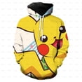 thumbnail image 1 of Niño y niña 3D otoño Pokemon moda dibujos animados sudaderas con capucha Hip Hop Streetwear Casual manga larga niño niña 3D impreso sudaderas 100 Gao Jinjia LED, 1 of 2