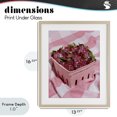 thumbnail image 4 of Stupell Industries Contemporary Glam Glimmer Strawberries Birch Framed Print Under Glass, 13 x 16, by LISH Creative, 4 of 8
