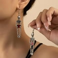 thumbnail image 4 of Trendy Halloween Skeleton Dangle Earrings For Women Vintage Punk Gothic Skull Black Cat Goth Earring Party Funny Jewelry Gifts, 4 of 6