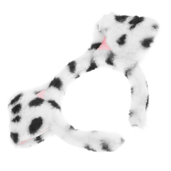 LOLIPPYY Cute Dog Ears Headband White Lightweight Animal Hair Hoop for  Party Cosplay