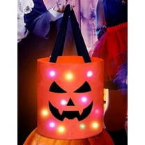 Halloween Treat Bags for Kids, 50 Pack Drawstring Party Favor Bags, Plastic Goodie Bags for Candy & Snacks, Halloween Party Supplies Decorations