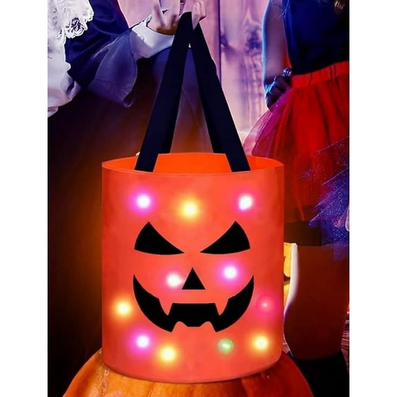 Halloween Treat Bags for Kids, 50 Pack Drawstring Party Favor Bags, Plastic Goodie Bags for Candy & Snacks, Halloween Party Supplies Decorations