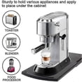 thumbnail image 4 of Rolling Wheels Sliding Tray for Kitchen Countertop - Ideal for Coffee Appliances, 4 of 5