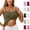 #05 Army Green, variant on Tank Top for Women with Built in Bra, Padded Adjustable Spaghetti Strap Camisoles for Layering, Scoop Neck Fitted Undershirts , #05 White XL