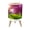 Color 4, variant on Small Trash Can with Lid Misty Mountain River Valley Evergreen Forests Sunrise 1.8 Gallon Dog Proof Trash Can Round Garbage Can Waste Bin Wastebasket for Bathroom Bedroom Living Room