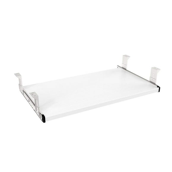 FRMSAET Accesorios para muebles Productos de oficina Trajes Hardware 20/24/30 pulgadas Bandeja para cajón de teclado Soporte de madera debajo del escritorio Plataforma de altura ajustable (24 pulgadas