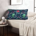 thumbnail image 6 of Sikiie Christmas Print Plush Pillow Cover, Wrinkle-proof and Stain-resistant Pillow Protector without Pillow Core, Home Decoration-20"x30", 6 of 6