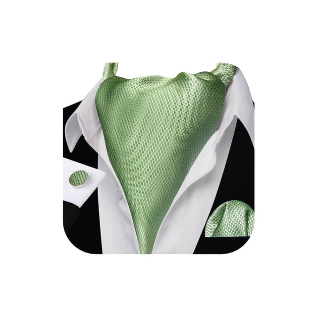 Corbata de seda verde salvia Barry.Wang de Ascot
