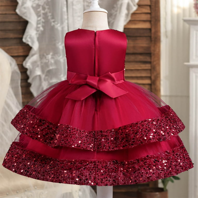 Jinhomg Glitter Dress for Toddler Girls 2025 Novelty Sequin Lace Patchwork Tutu Dresses Casual Comfy Sleeveless Tiered Maxi Dress Cute Birthday Gifts Red 6-12 Months - Walmart.com Jinhomg Glitter Dress for Toddler Girls 2025 Novelty Sequin Lace Patchwork Tutu Dresses Casual Comfy Sleeveless Tiered Maxi Dress Cute Birthday Gifts Red 6-12 Months - Walmart.com