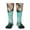 2 Black-2, variant on Xecao Turquoise Beach Kayaking Print Compression Socks for Both Men And Women for Running, Travel, Flight, Nurse