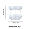 thumbnail image 2 of Fiudx Organizador de Despensa de 9.2 Pulgadas, Estante de 3 Niveles para Ahorrar Espacio, Diseño de Pet Transparente, Rotación de 360 Grados, Organizador para Gabinetes de Cocina, Multiusos, Fácil In, 2 of 2