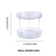 thumbnail image 2 of Xihbxyly Organizador de Despensa de 9.2 Pulgadas, Estante de 3 Niveles para Ahorrar Espacio, Diseño de Pet Transparente, Rotación de 360 Grados, Organizador para Gabinetes de Cocina, Multiusos, Fácil, 2 of 2