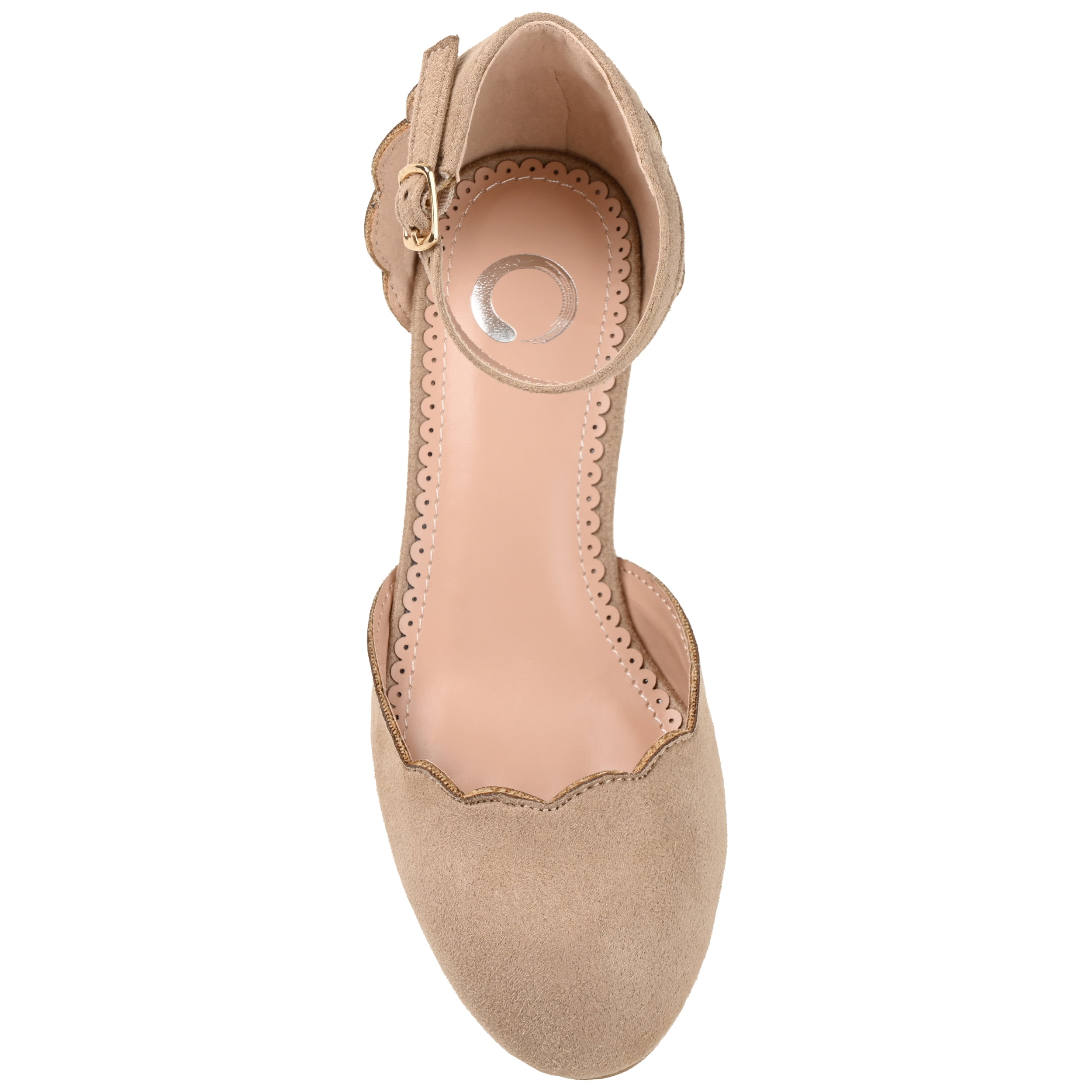 Journee Womens Edna Round Toe Low Block Heel Pumps, Widths Available