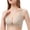 Multicolor, variant on JGGSPWM Woman's Fashion Front Closure Rose Beauty Back Wire Free Push Up Hollow Out Bra Underwear Brown M