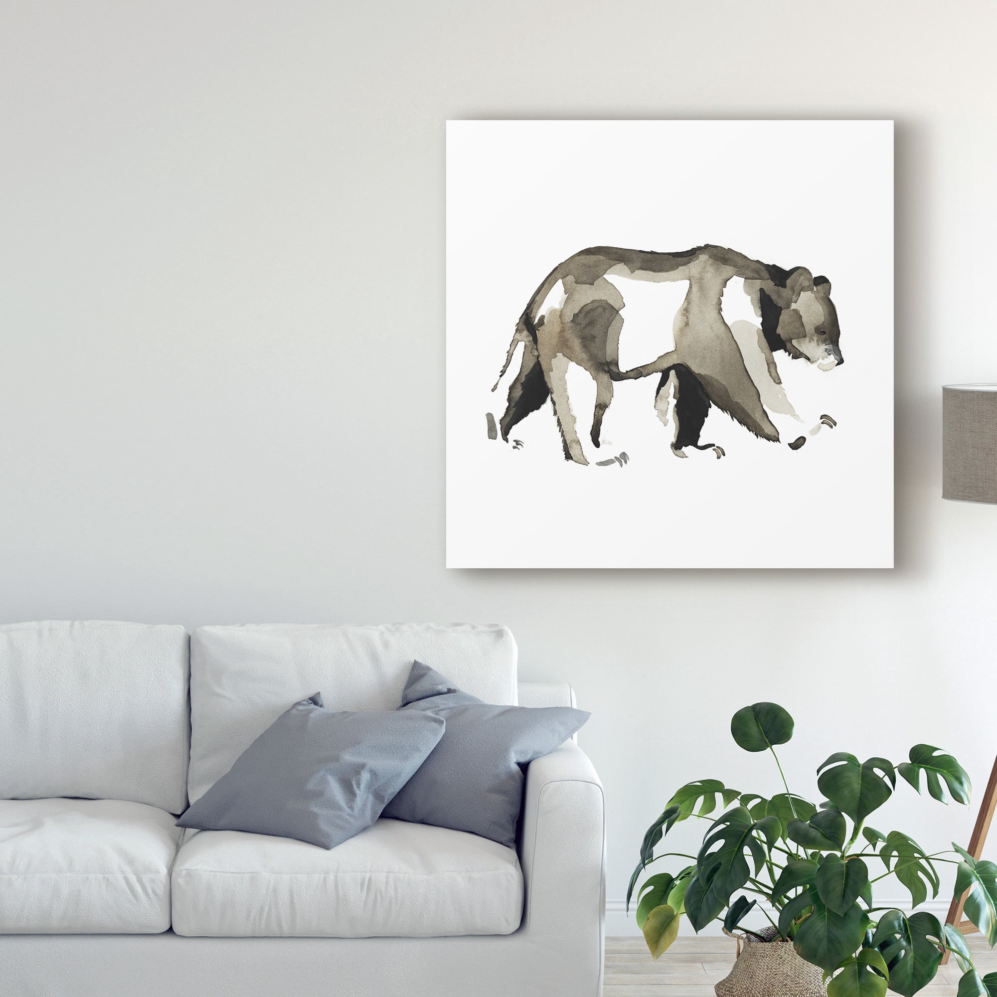 Trademark Fine Art 'Watercolor Woodland IV' Canvas Art by Grace Popp