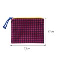 thumbnail image 2 of Bolsos pequeños con estampado de cuadros para mujer a la moda bolsos simples para mujer bolsas de almacenamiento de viaje para maquillaje y cosméticos, 2 of 9